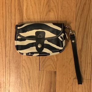 Dooney & Bourke Zebra Wristlet